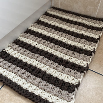 Hurdle Stitch Bath Mat