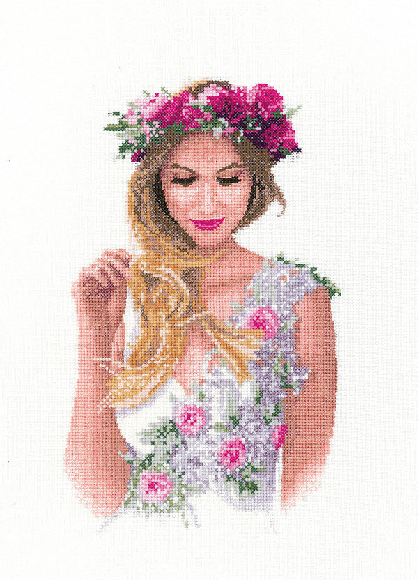 Heritage Emily Cross Stitch Kit - 16.5cm x 27.5cm