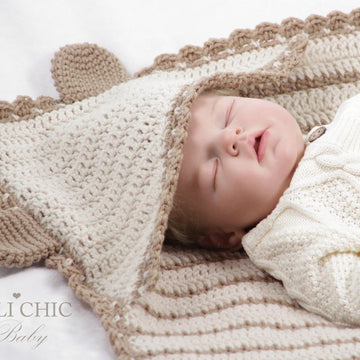Little Bear Hooded Baby Blanket #157