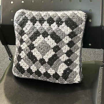 Granny Square Pillow