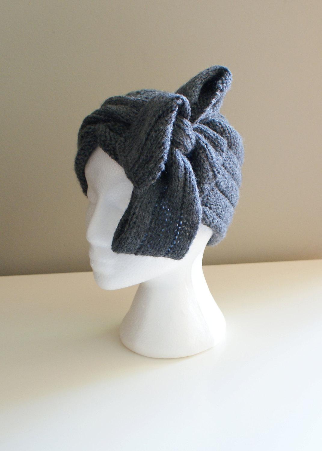 Turban Headband, Hat, and Multi-way Wrap (21" circumference)