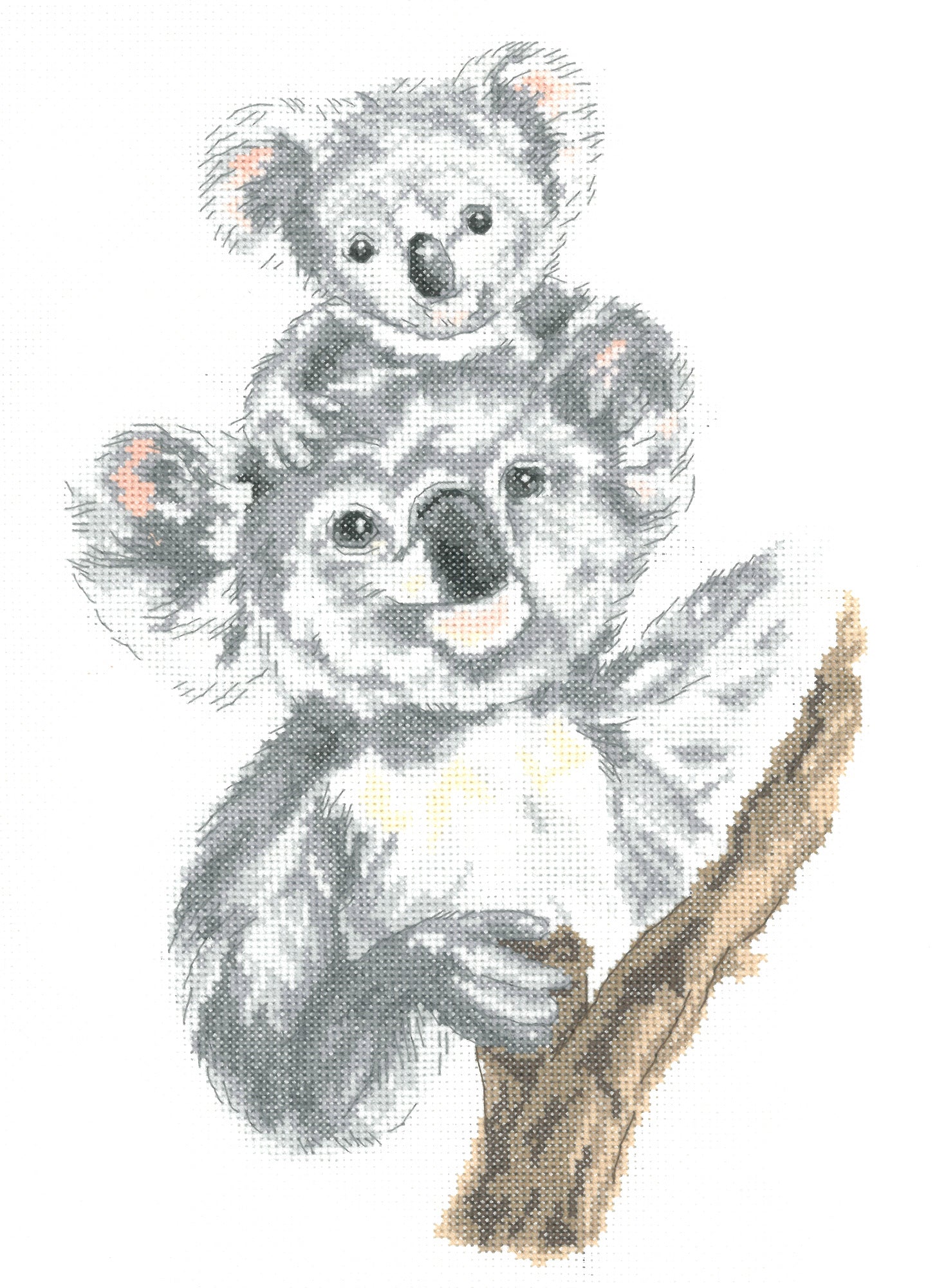 Creative World of Crafts Koala Cross Stitch Kit - 20cm x 31cm
