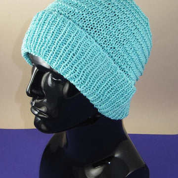 Simple Stripey Spring Beanie Hat