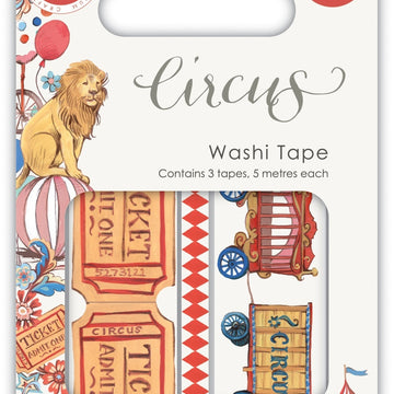 Craft Consortium Washi Tape 3/Pkg - Circus