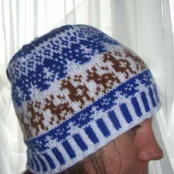 Roe deer winter beanie