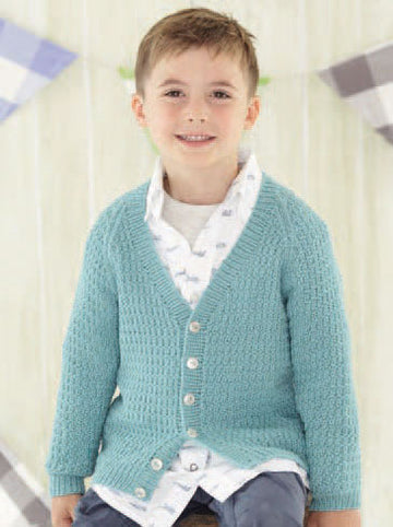 Shawl Collar and V Neck Cardigans in Sirdar Snuggly Baby Bamboo DK - 4730 - Downloadable PDF