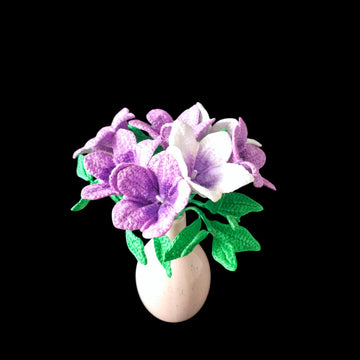 Crochet Petunia flowers