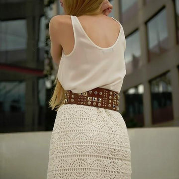 Сrochet shells skirt.