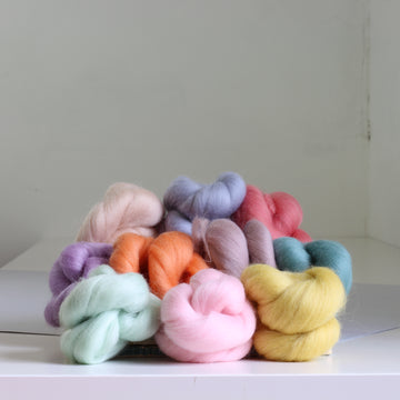 Hawthorn Handmade Pastels Felting Wool Bundle