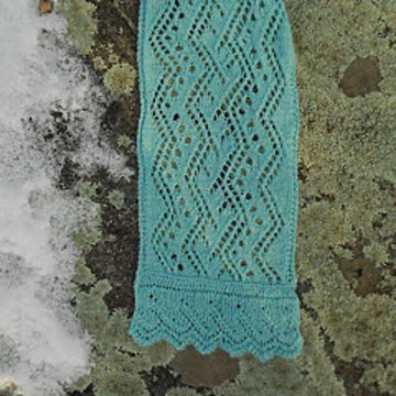 Rivers of Ice Lace Scarf