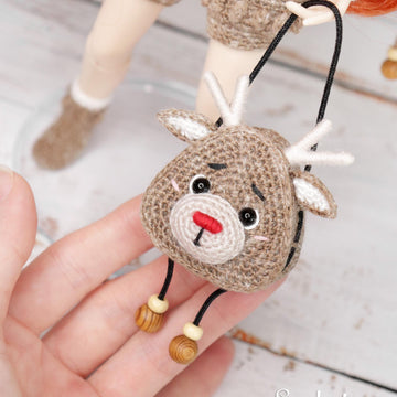 Reindeer outfit for Blythe doll