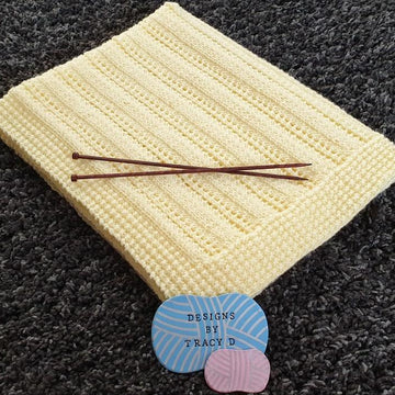 Baby Blanket knitting pattern Cariad - Keira