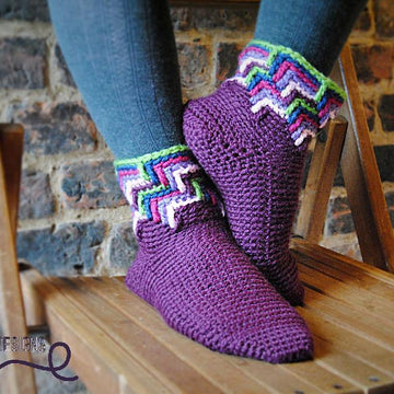 Rainbow Slipper Socks