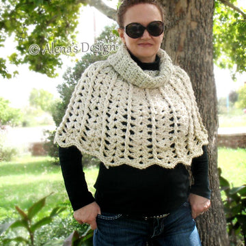 Chic Rose Poncho