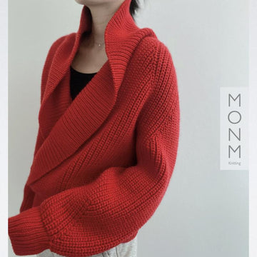 Wrap-effect Pullover