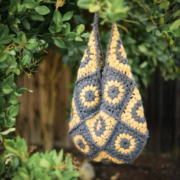 Crochet Sunburst Bag