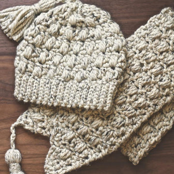 Madeleine Tasseled Scarf