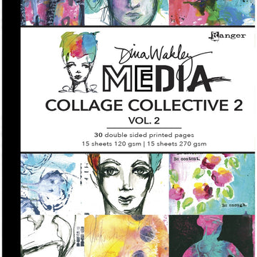 Ranger Dina Wakley Media Mixed Media Collage Collective 2 - Vol 1