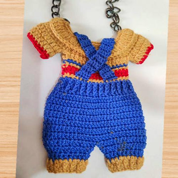 Crochet Jumpsuit Phone Bag pattern