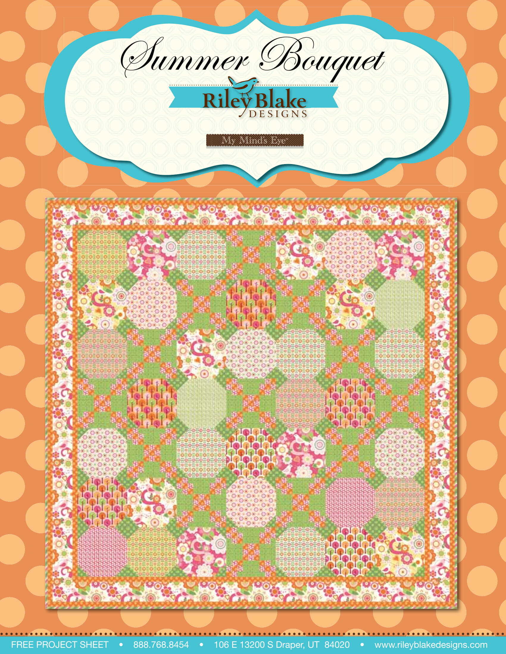 Riley Blake Summer Bouquet - Downloadable PDF