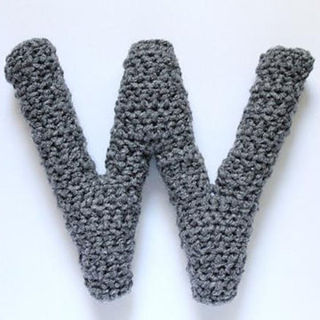 Lowercase W Alphabet Letter Pattern