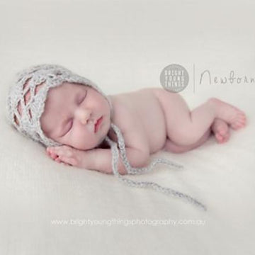 Delicate Newborn Mohair Bonnet