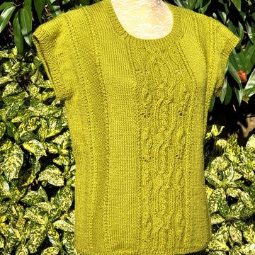 Cara - Top with Cable and Leaf Panel