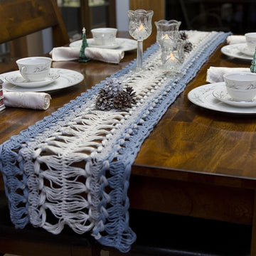 Hairpin Lace Table Runner