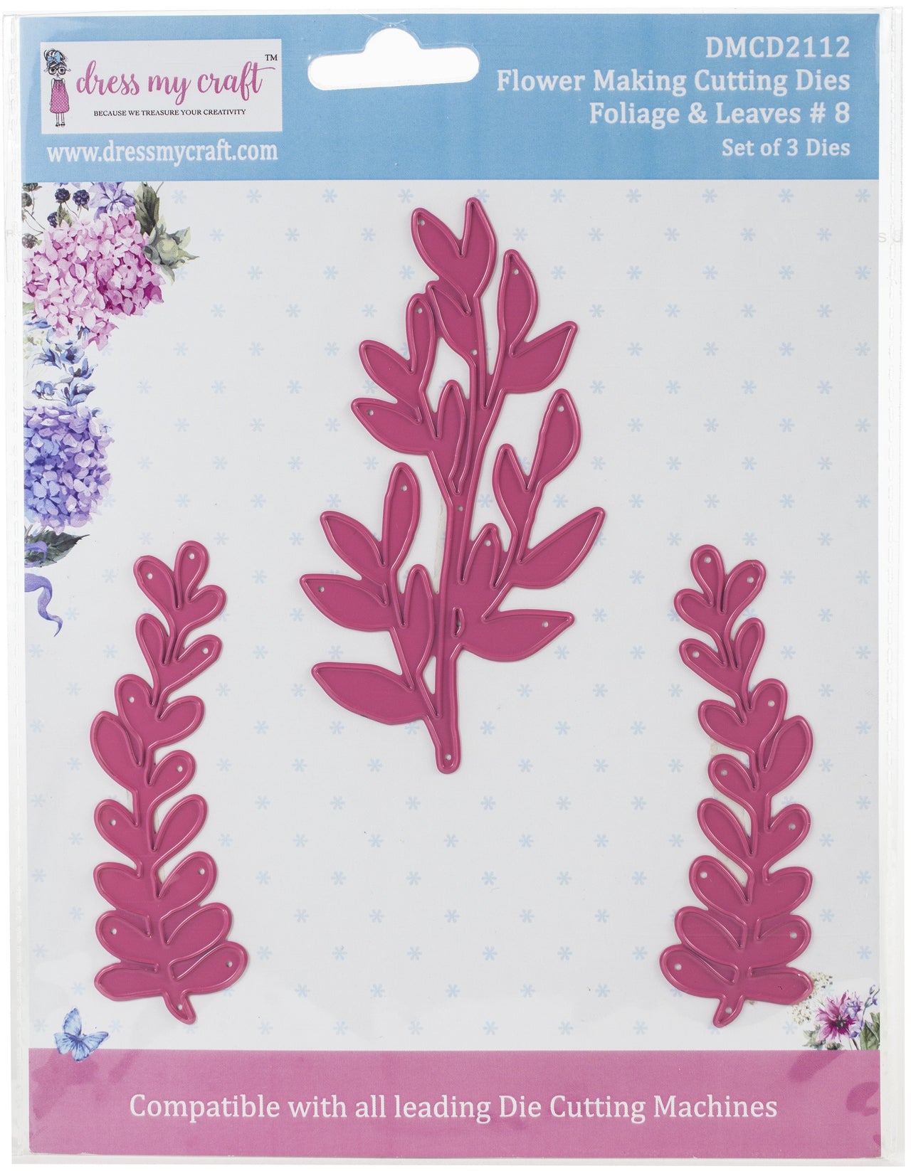 Dress My Craft Dies - Flower Making-Foliage & Leaves #8