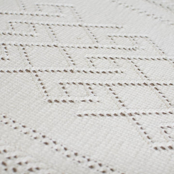 Heirloom Diamond Lace Baby Blanket
