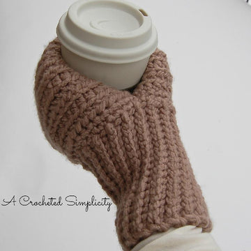 "Knot Knit" Coffee & Drink Mitt