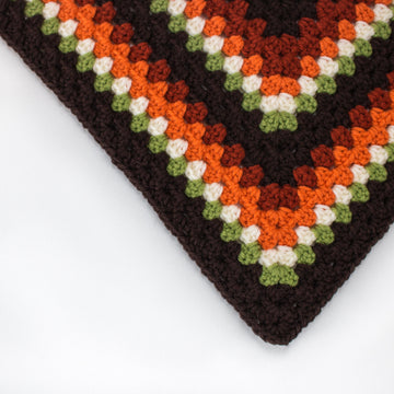 Pumpkin Spice Infinity Granny Rectangle Blanket