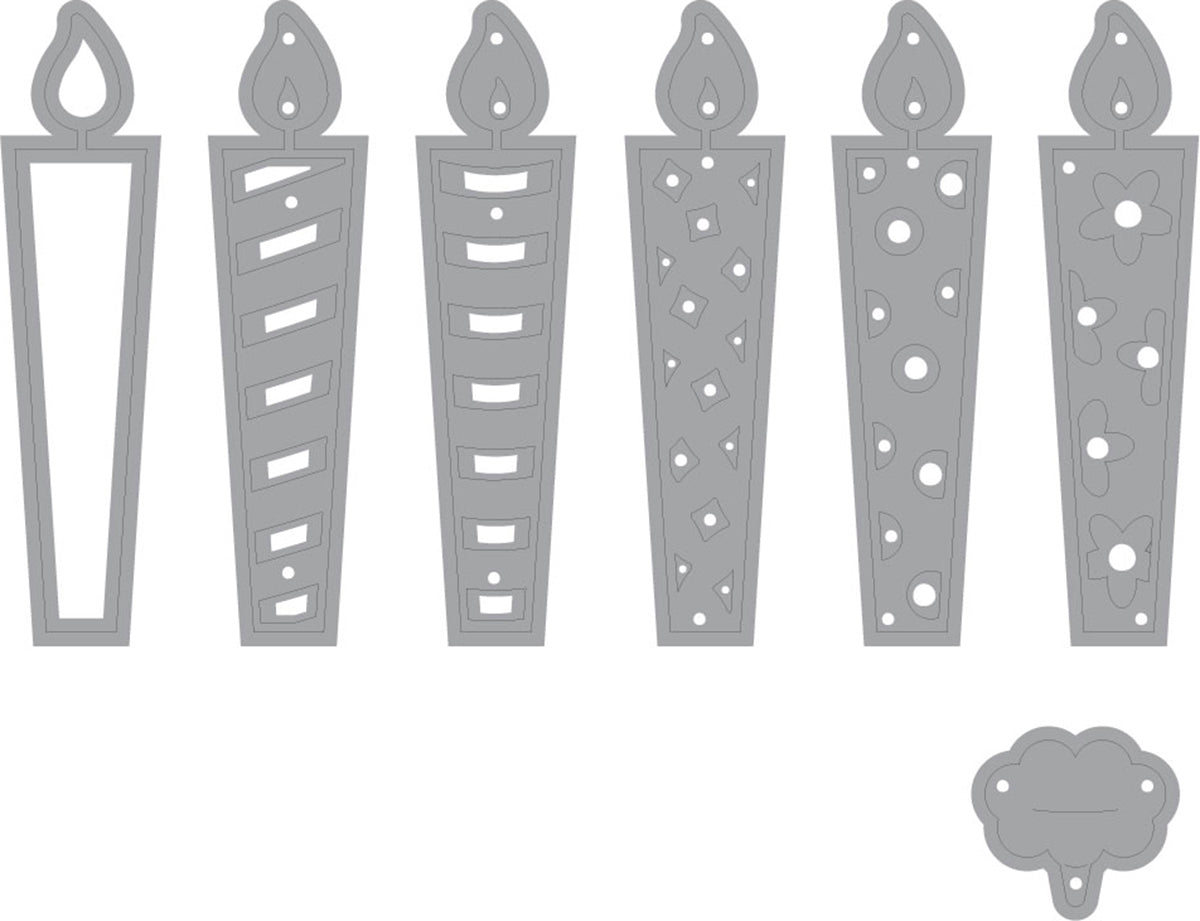 Elizabeth Craft Designs Elizabeth Craft Metal Die - Birthday Candles