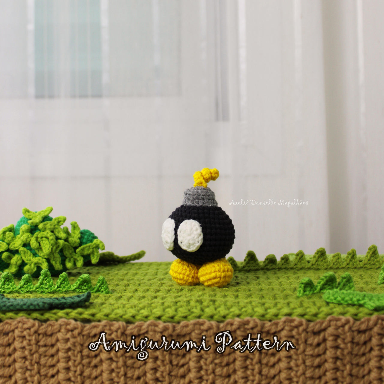 Bob-Omb Amigurumi Pattern – Fanart Inspired Crochet PDF (US Terms)