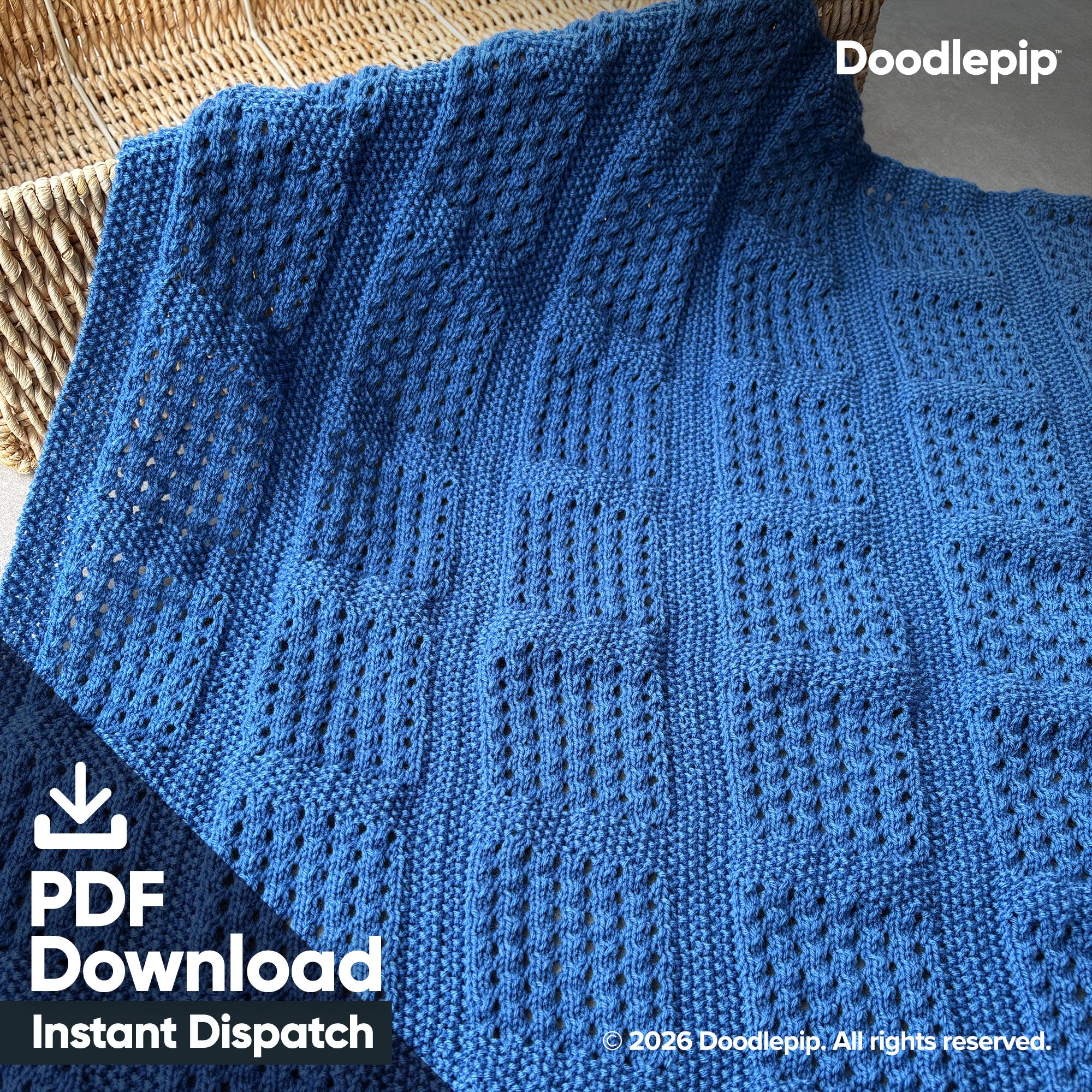 Cellular Baby Blanket