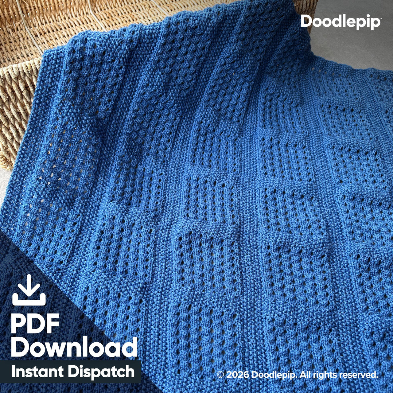 Cellular Baby Blanket