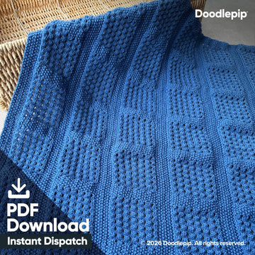 Cellular Baby Blanket