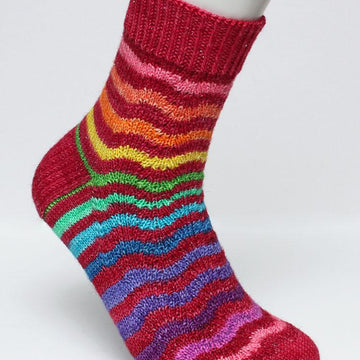 Ripple Socks - Toe Up