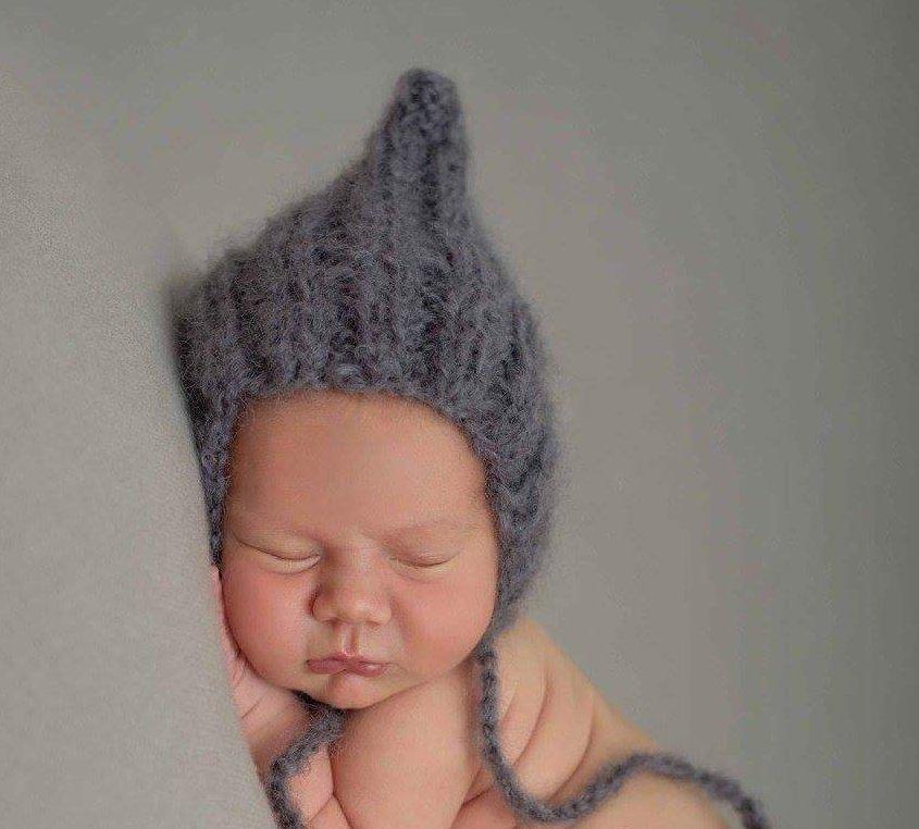 Easy Pointy Baby Elf Bonnet