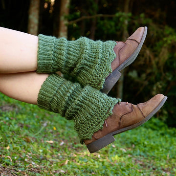 Forest Fern Leg Warmers
