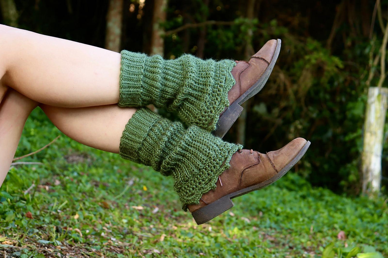 Forest Fern Leg Warmers