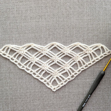Crochet Bandana/Shawl Pattern/Chart #6