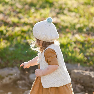 French Beret with PomPom