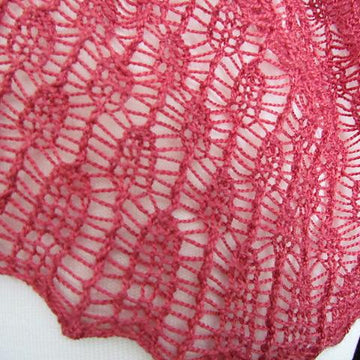 Copenhagen Reversible Mesh Lace Wrap and Scarf