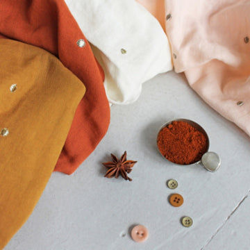 Atelier Brunette Double Gauze Cotton Stardust Powder
