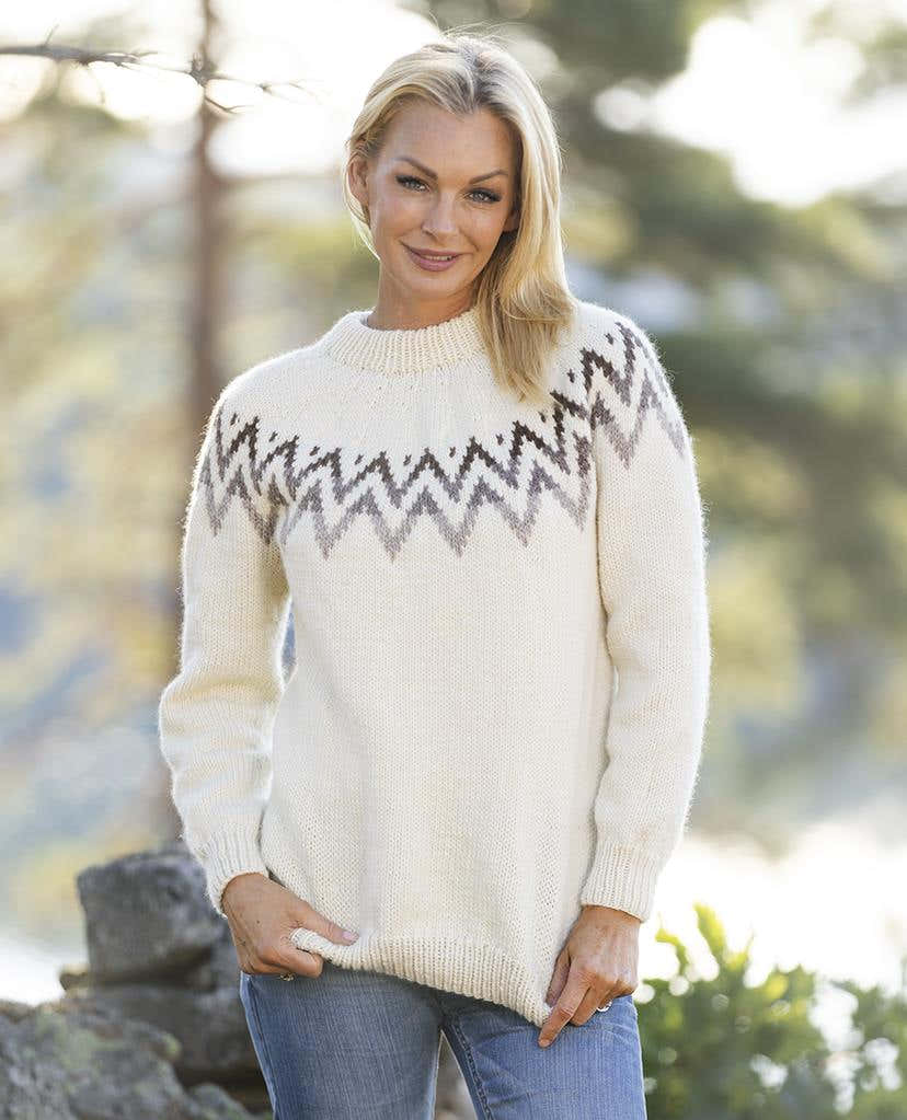 Tonny Sweater (W) in Viking Garn Viking Wool - Downloadable PDF
