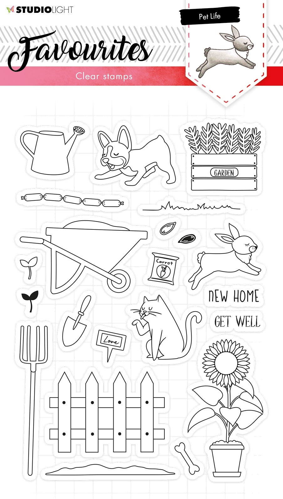 Studio Light Favourites A5 Stamps - 620820