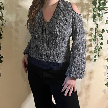 Häkelanleitung Cold-Shoulder-Sweater "Rebel Yell"