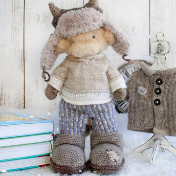 The bull, set of clothes "Russian winter "