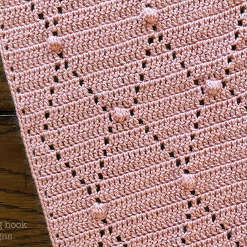 Diamonds and Dots Baby Blanket
